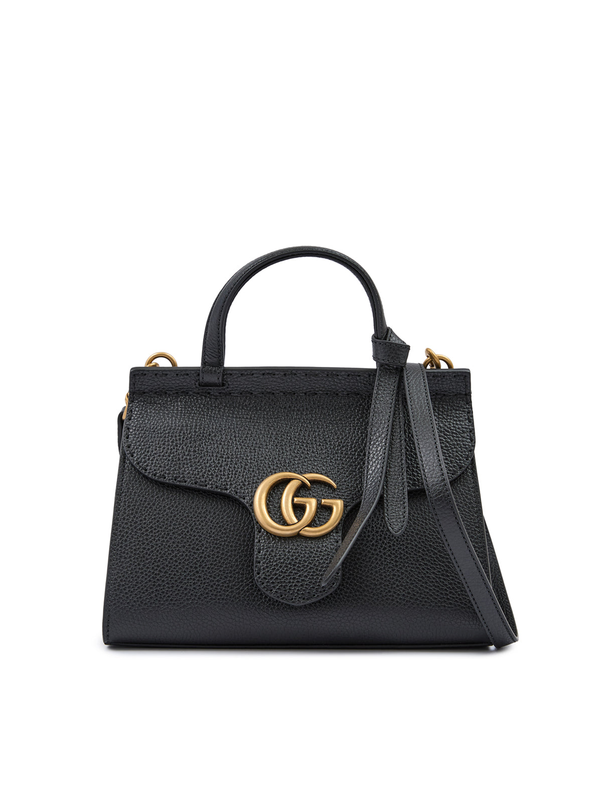 Gucci Siyah Deri GG Marmont El Çantası